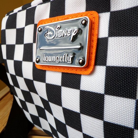 Loungefly Disney Mickey Donald Goofy Checkered Fanny Pack - Picture 7 of 13